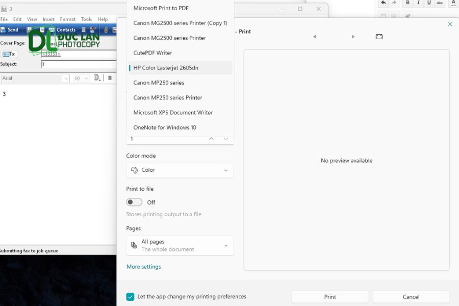Sử dụng công cụ có sẵn: Windows Fax and Scan