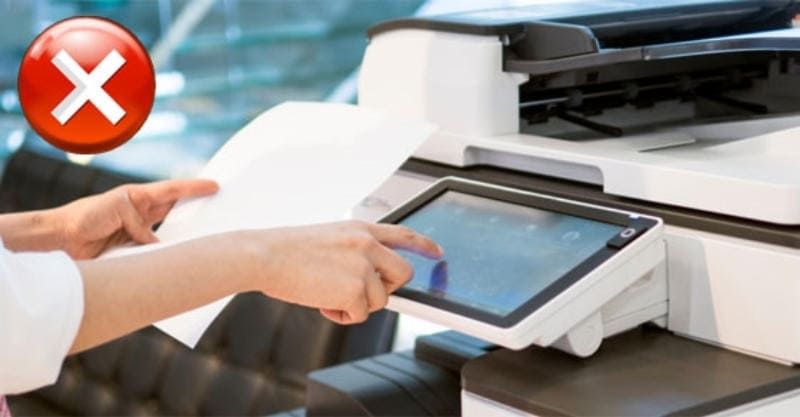 Máy photocopy Ricoh bị đơ màn hình có phải do virus không?