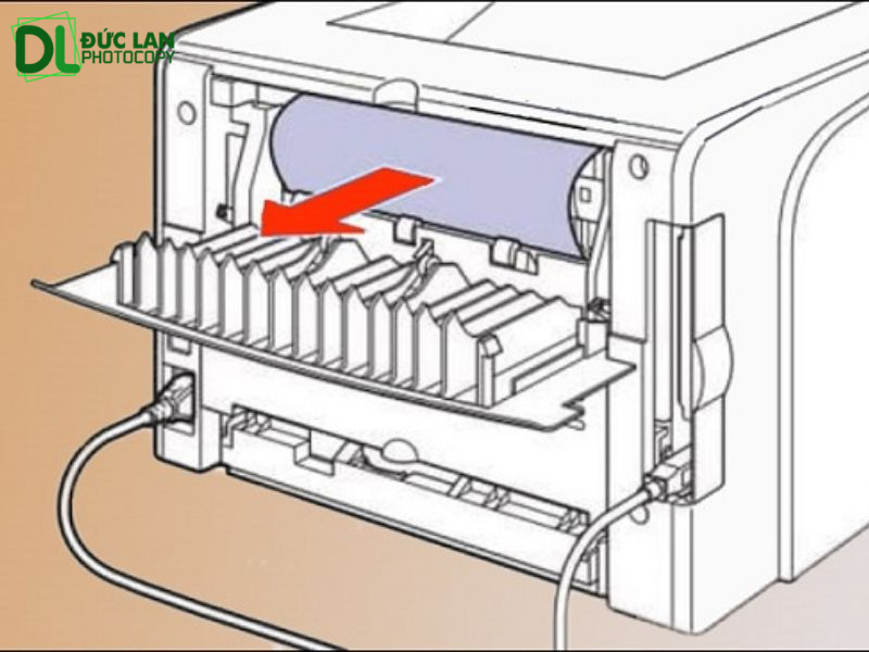 Vì sao máy photo báo kẹt giấy nhưng không có giấy bên trong?